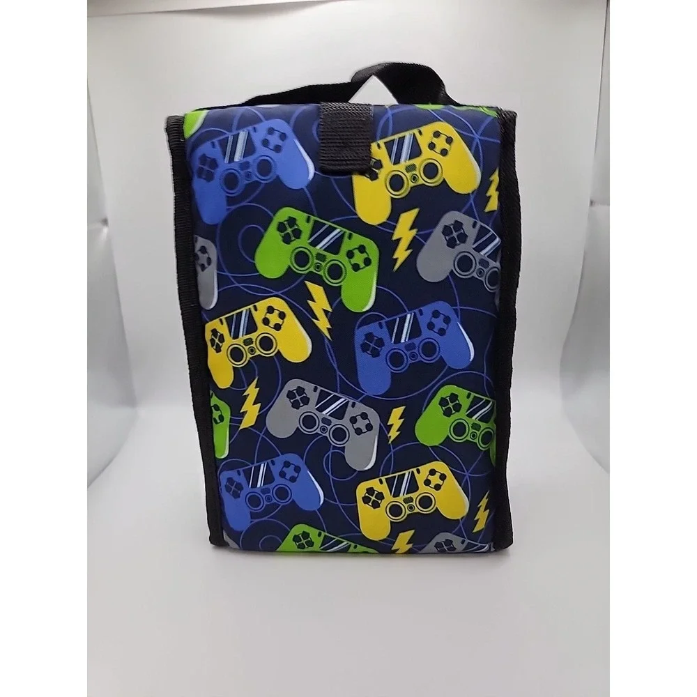 New Arctic Zone Insulated Leak Proof Lunch Bag w/ Video Game Controller Pattern